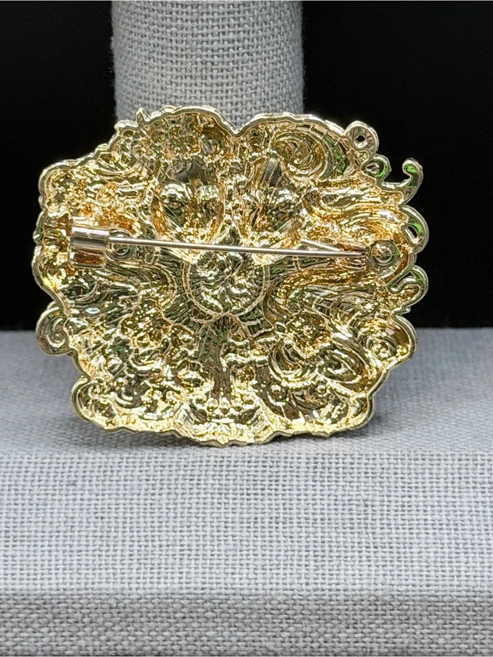 Blue & White Gemini Goddess Brooch